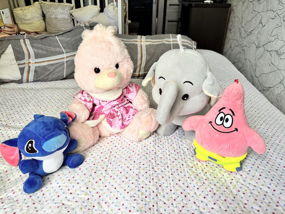 Мягкие игрушки в идеальном состоянии