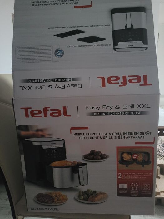Friteuza cu aer cald Tefal EasyFry & Grill xxl noua cu garanție 2 ani