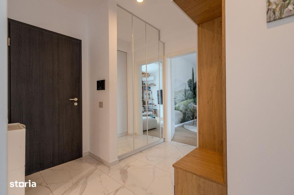 Răcădău/Cosmopolit Rise apartament 2 camere mobilat,parcare subterana