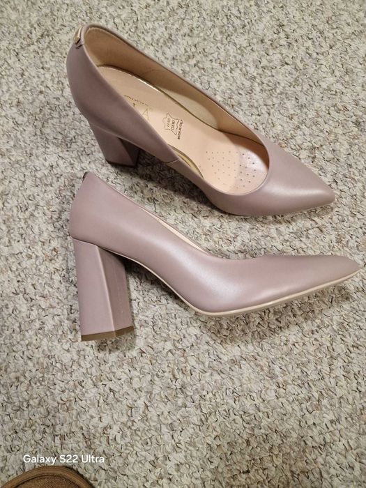 Pantofi dama din piele