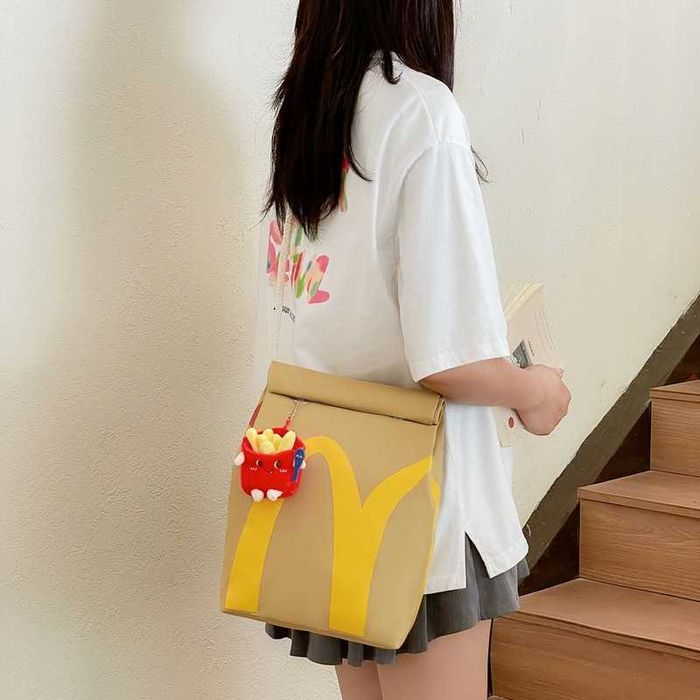 Детска Ученическа Раница - McDonalds + Чиизбургер плюш