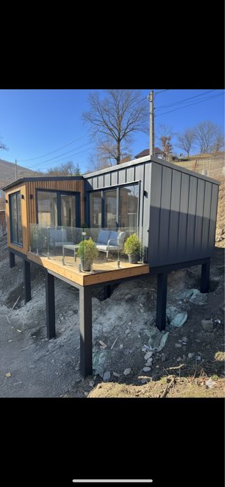 Cabana nordica in Buhalnita Hangu Lac Bicaz investitie