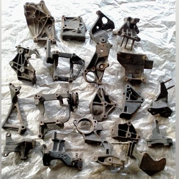 Крашенный крепления