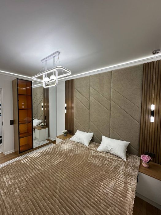 Чиланзар-9 квартал 2в3/комнатная Евроремонт Балкон2/6 Разделка