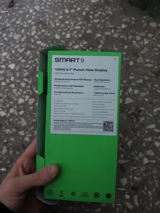 Продам телефон инфиникс смарт 9