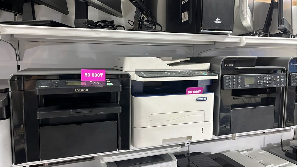 Обслуженные принтера МФУ hp canon xerox Samsung