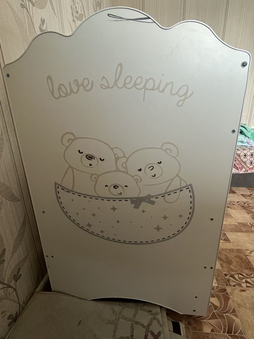 Детский кровать с люлкой