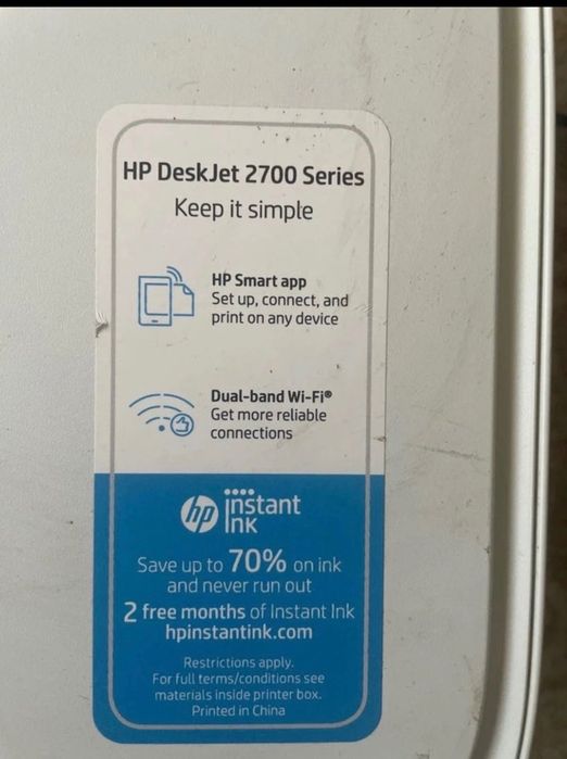Imprimantă HP deskjet 2700