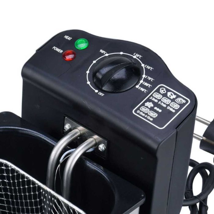 Електрически фритюрник Royalty Line RL-EFT2000, 3 литра,