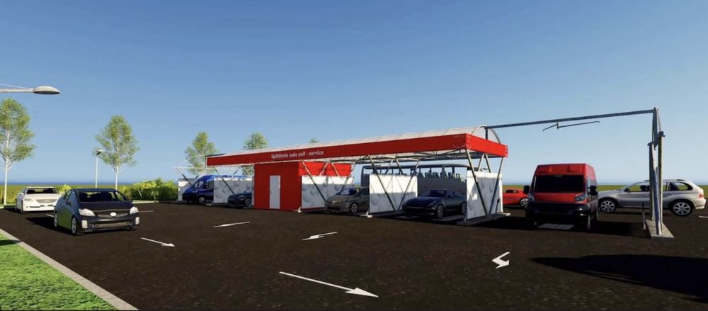 Spalatorie auto self service constructie car wash