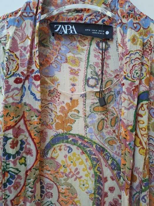 Zara кимоно многоцветно