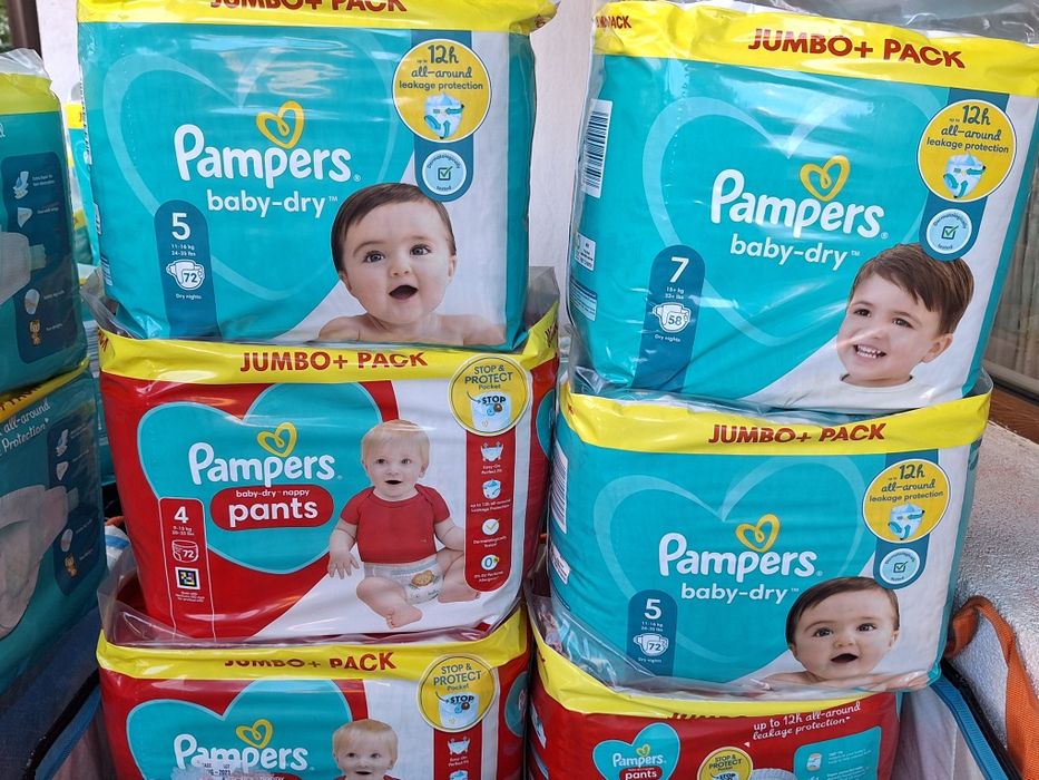 Памперси различни размери