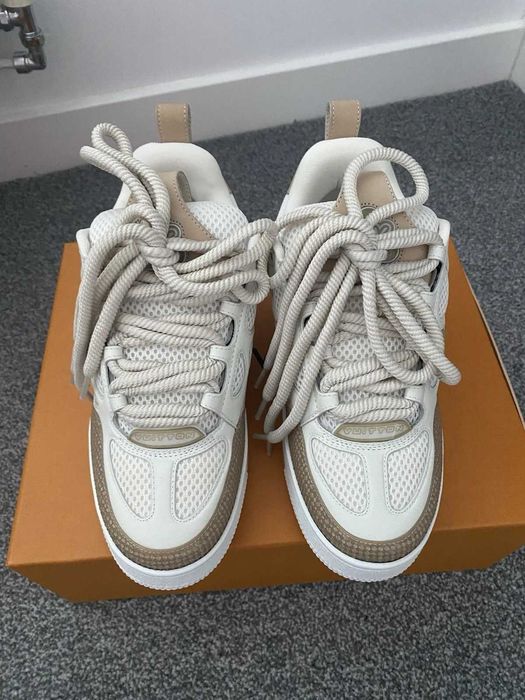 #EDITIE LIMITATĂ# Louis Vuitton LV Skate Bej Crem - Verificare Colet