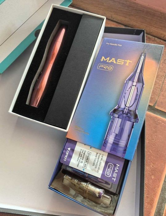 Mast P20 машина/писалка за перманентен грим PMU + комплект игли