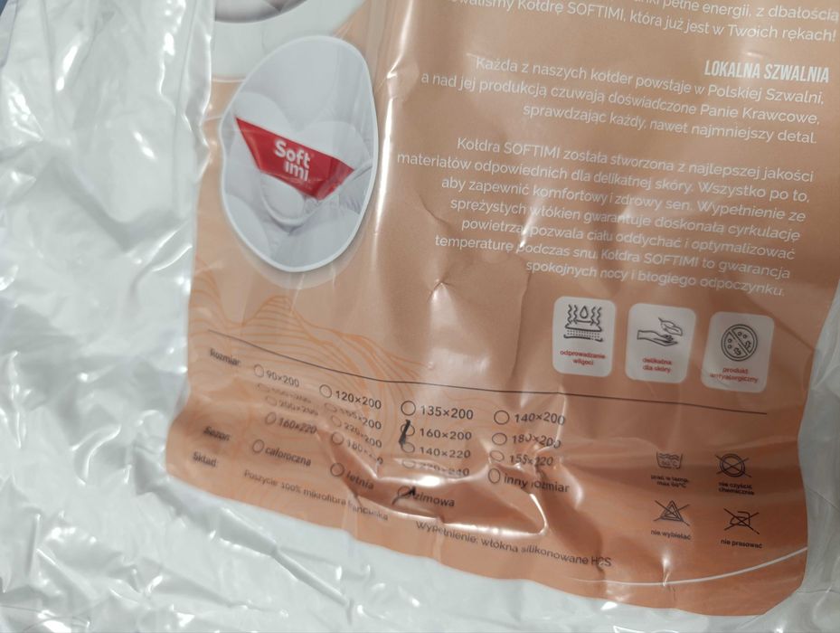 Pilotă / plapumă de iarnă 160x200 antialergică Nouă