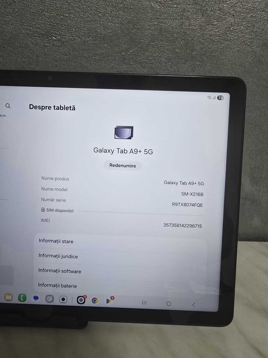 Samsung Tab A9+ 5G  64/4 GB Ram Bmg Amanet 100595