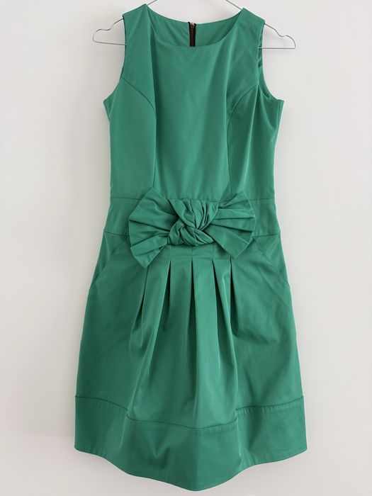 Rochie verde de ocazie, marime 38