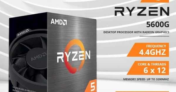 Ryzen 5600 G la cutie sigilat