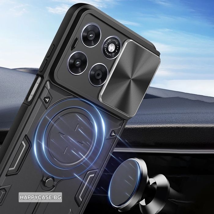 Motorola Edge 70 / 70 Pro / 70 Fusion / GIANT RING Удароустойчив кейс гръб с пръстен