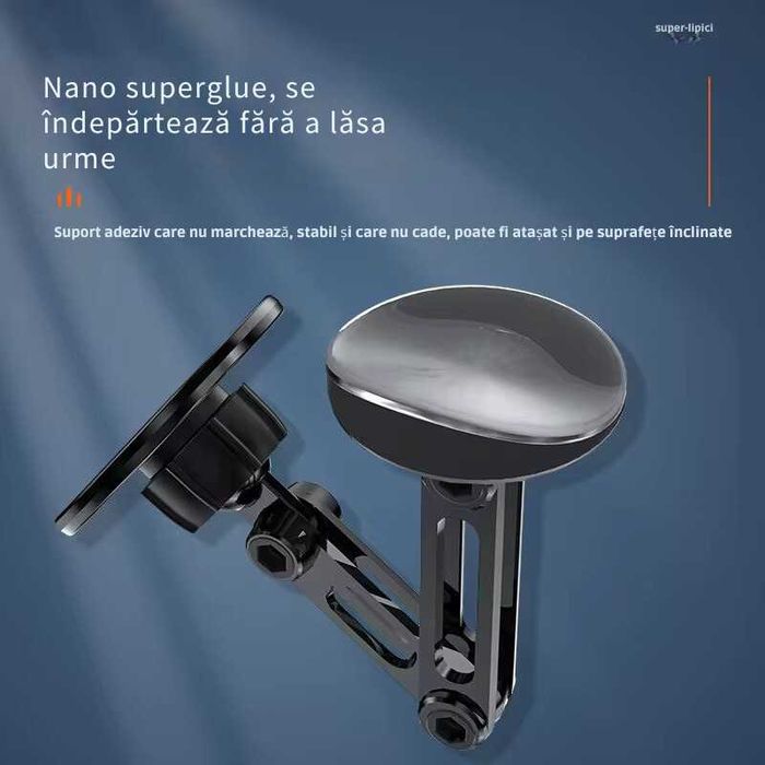 Suport magnetic telefon MagSafe pt masina, cu rotatie 360, Universal