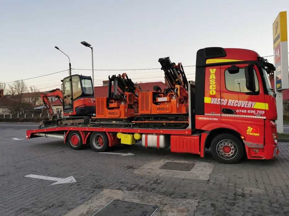 Tractări auto utilaje Vasco Recovery