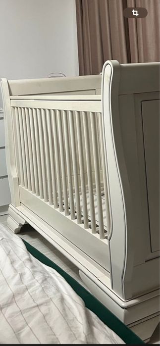 Patut alb din lemn masiv