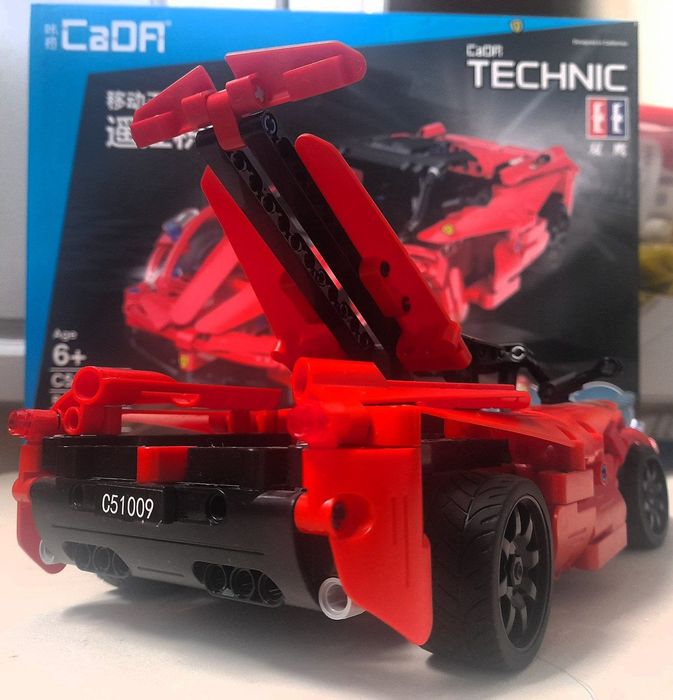 Конструктор CaDA Technic Red Storm (C51009) с коробкой и инструкцией