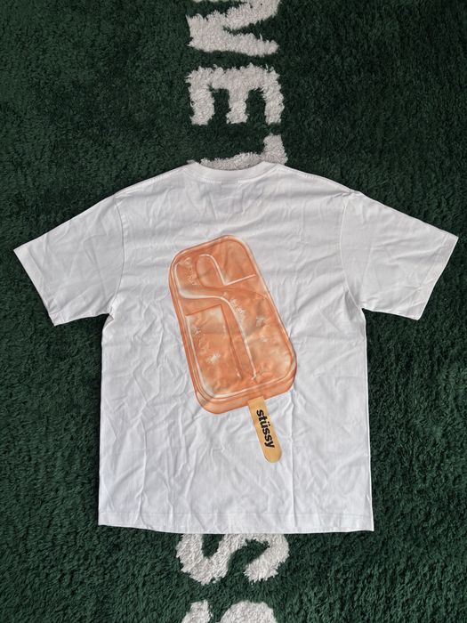 Tricou Stussy Popsicle Alb L