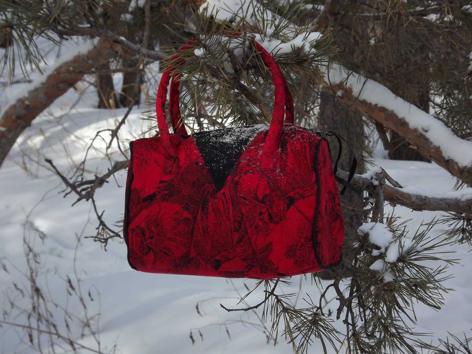 Сумка ручной работы из ткани