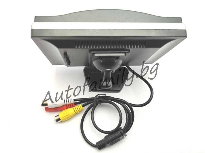 Ново! 24V Монитор 5" инча+камера 12 LED за Камион и бус 24 волта гр ...