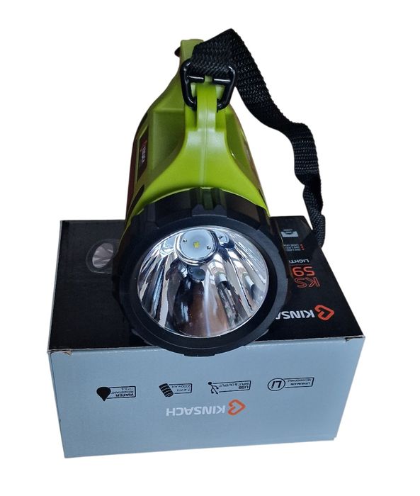 Силен LED Фенер - Прожектор с Li-ion презареждаема батерия