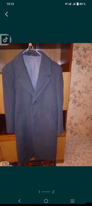 Продам пальто мужское размер 54, за 5500тнг.