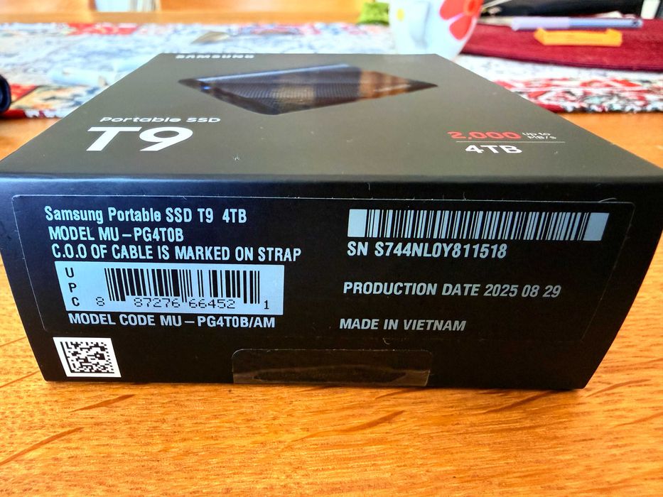 Samsung T9, 4 TB