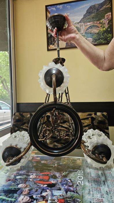 Абажур от ковано желязо