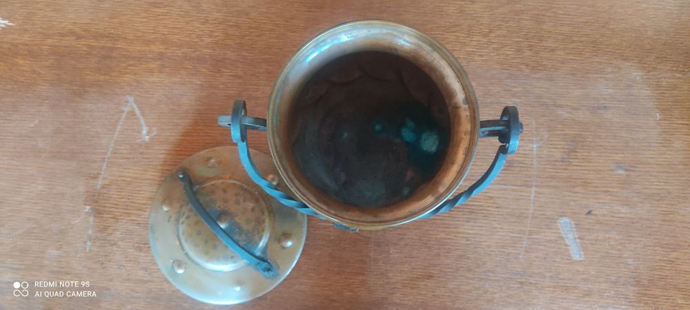 Кашпa меден бронзов месингов съд