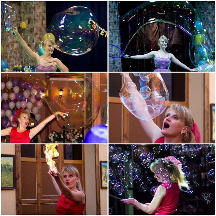 Сказочное шоу мыльных пузырей