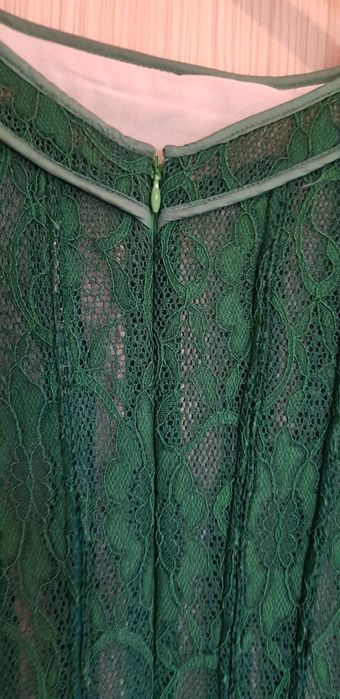 Rochie ocazie, dantela, verde, mar 38