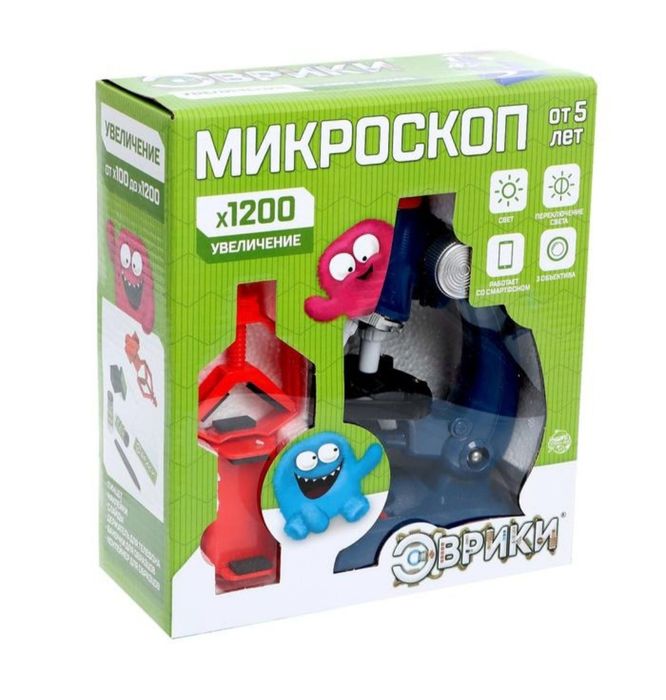 Микроскоп детский. Увеличение х1200