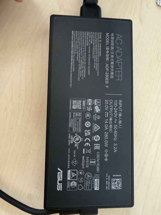 ASUS rog strix g16 с полным комплектом
