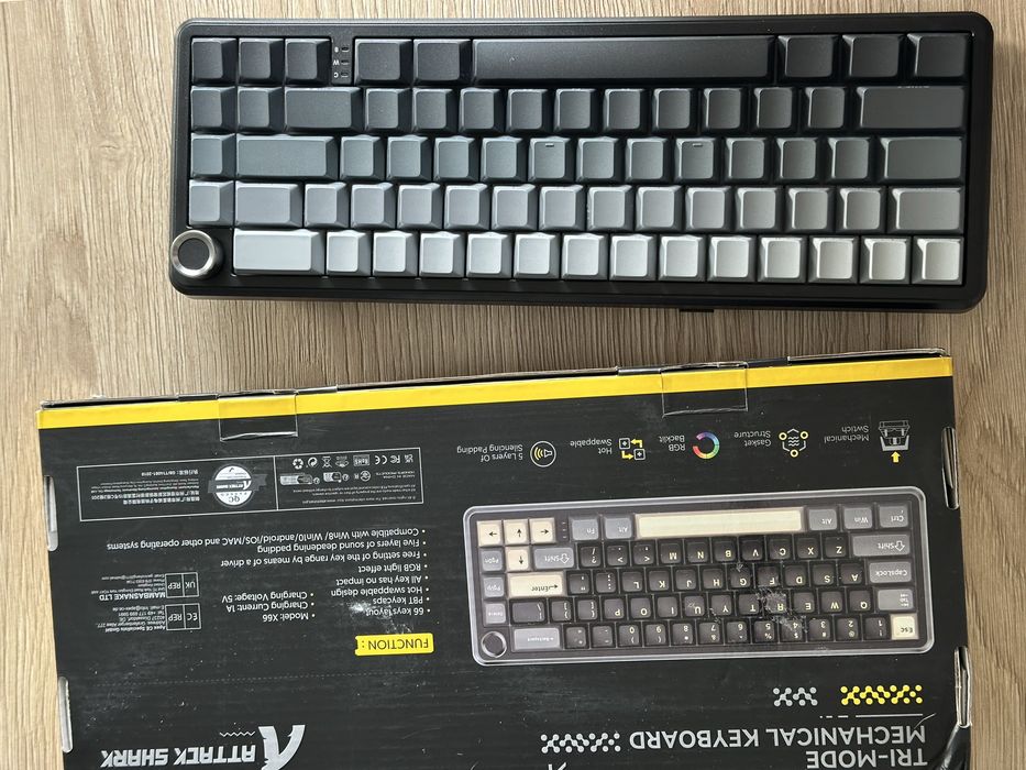 Tastatură mecanică wireless Attack Shark X66