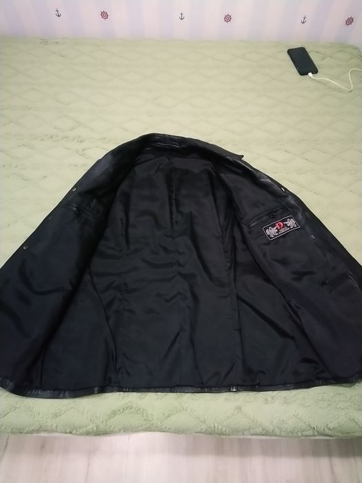 Пиджак кожанный, кожа.