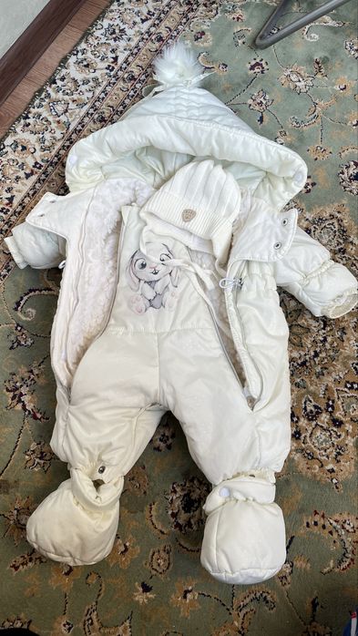 Зимний комбез 0-6мес