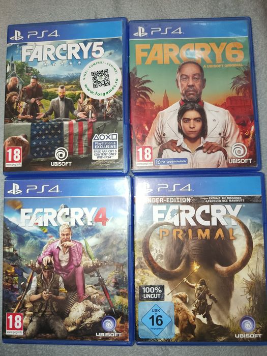 Jocuri ps4 Farcry collection Pack  fracry primal far cry 6 5 4