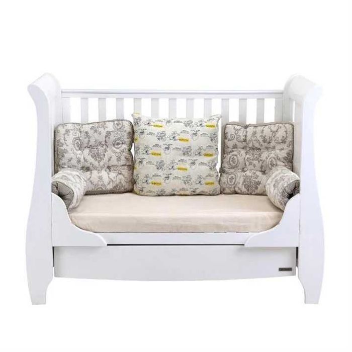 Бебешко легло Tutti Bambini Katie, 3 in 1, Бяло