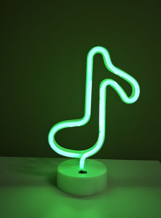 Lampa Neon Verde