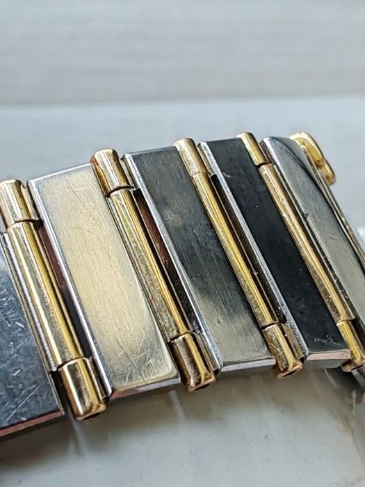 Ceas Omega Constellation Aur-Oțel Diamante  Quartz Dama