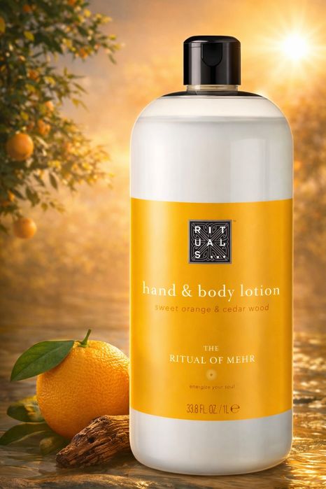 Crema de mâini și corp rituals 1L hand and body lotion Ritual of Mehr