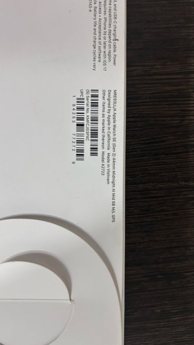 apple watch SE Gen2 44m