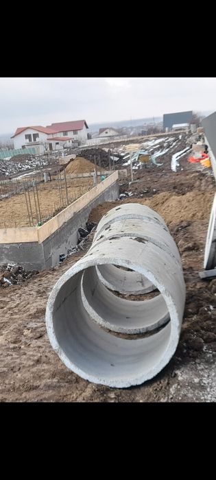 Tuburi beton cu capace