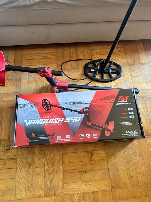 Металодетектор Vanquish 340 и минидетектор към него
